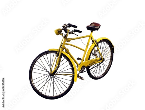 Old Yellow Bicycle