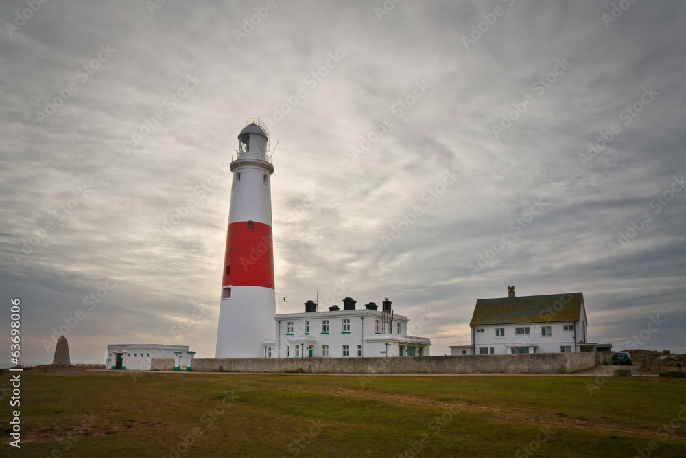 Portland Bill lighthouse, Dorset, Uk.