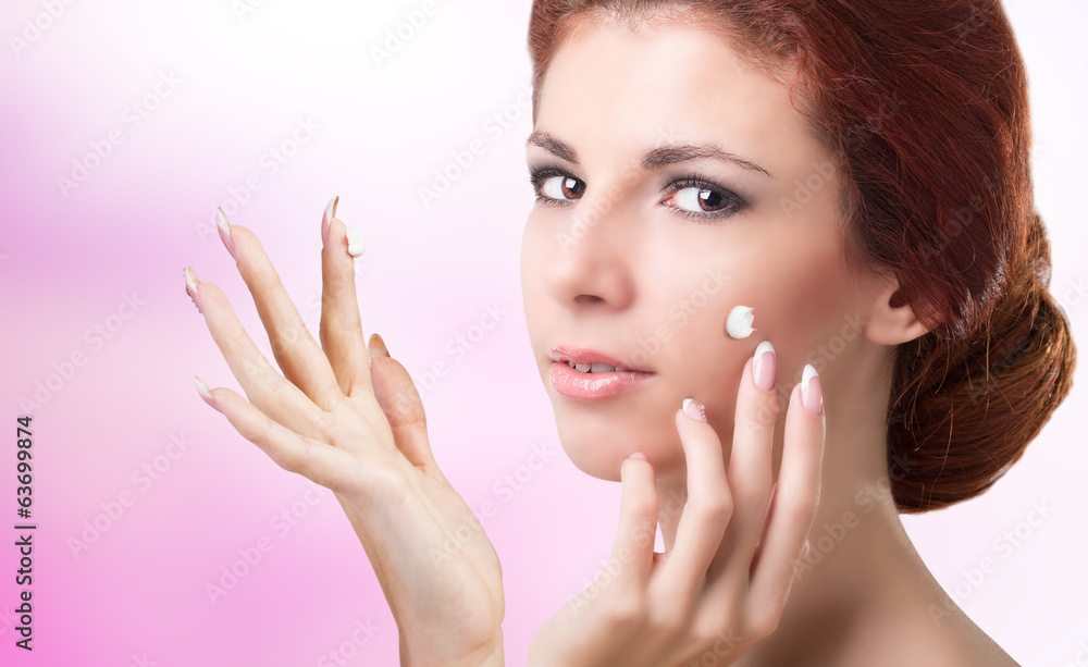 Natural Cream for Care Skin Face Woman.Spa Natural Cream for Care Skin Face Woman.Spa