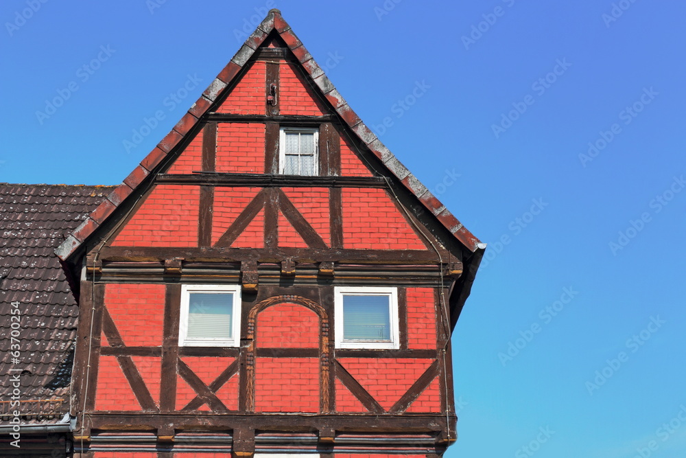 Obraz premium Fachwerk in Helmstedt