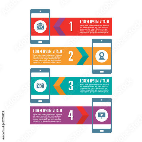 Infographic Business Concept - Vector Scheme