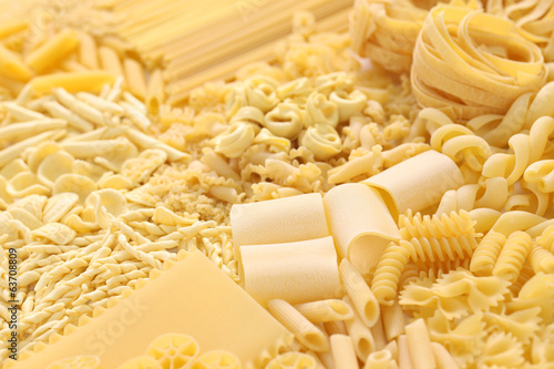 pasta assortment, italian food image