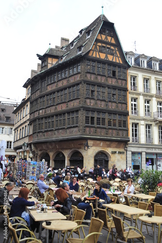 Street view in Strasbourg, France