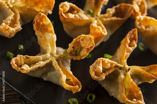 Asian Crab Rangoons with Sweet and Sour Sauce photo