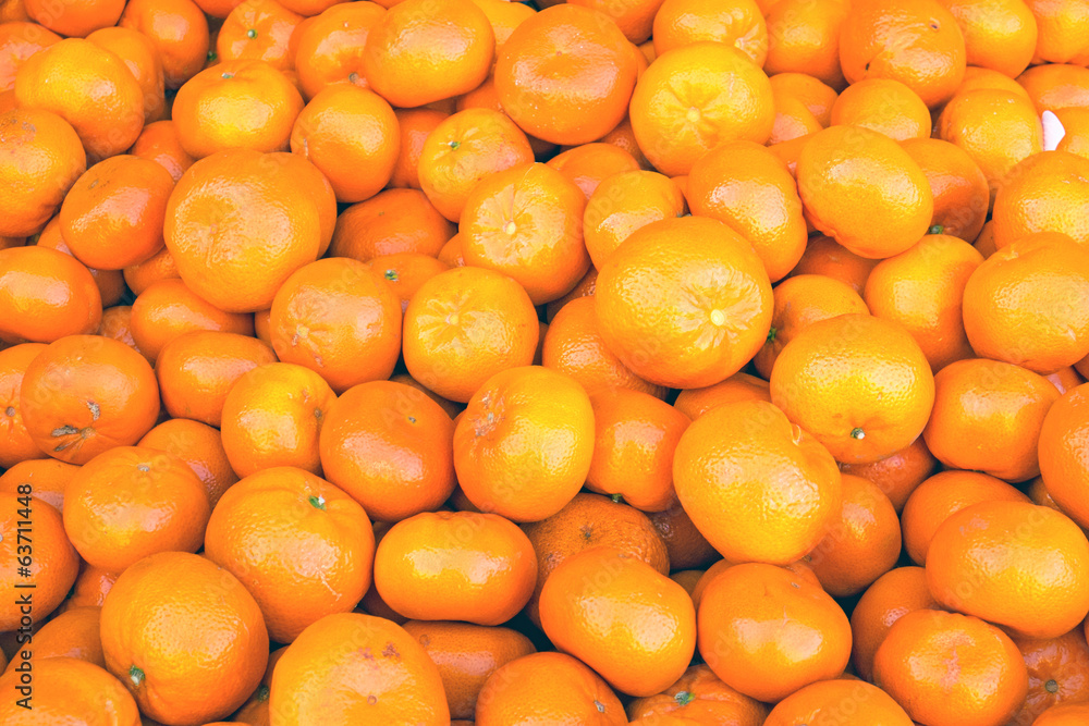 Pile of clementines