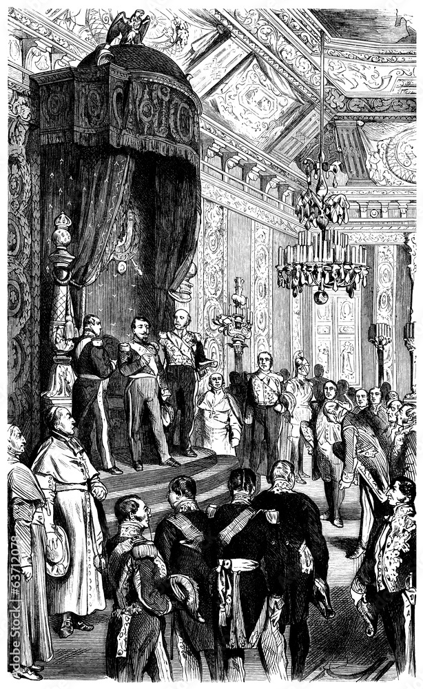Napoleon III - Court Scene - middle 19th century