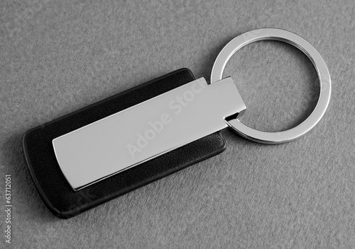 keychain with space for text or logo. photo
