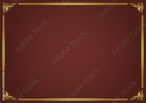 Vector illustration of Thai art thai flower pattern background