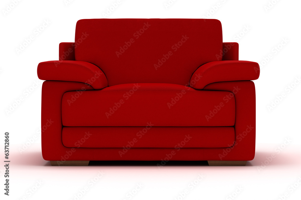 Red Leather Armchair Red Leather Armchair