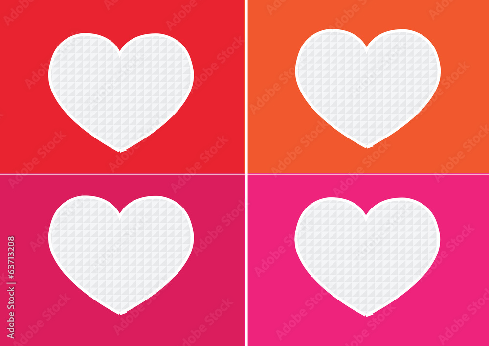 Heart Icon and Hearts symbol lines abstract idea design Heart Icon and Hearts symbol lines abstract idea design