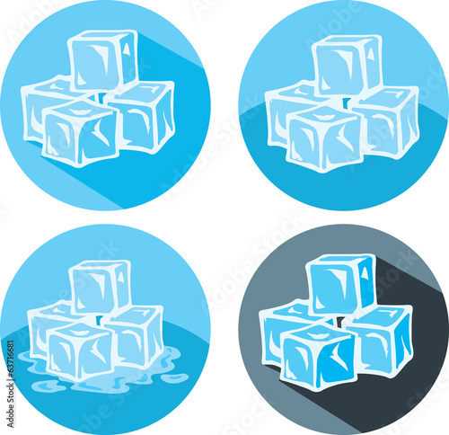 Ice cube icons