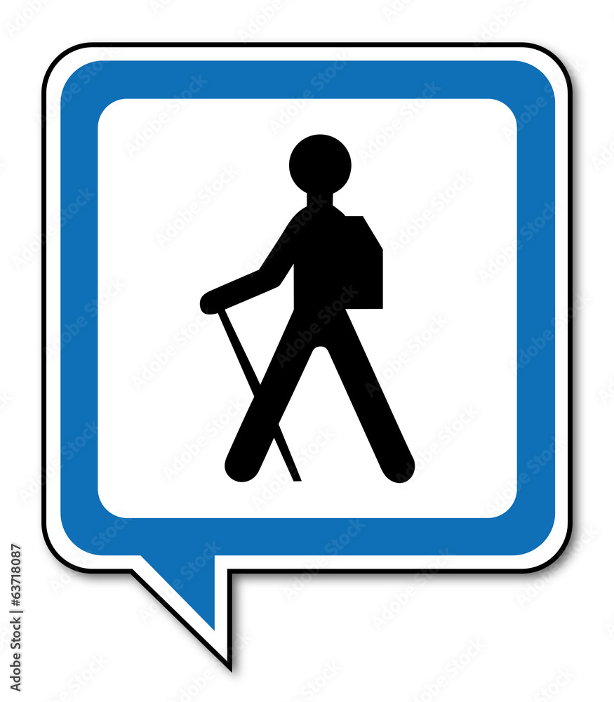 Logo randonnée. Logo randonnée.