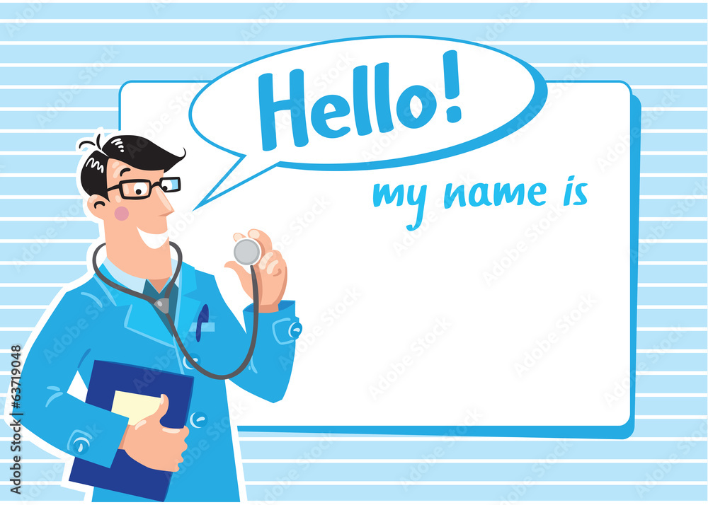 Family doctor. Design template Family doctor. Design template