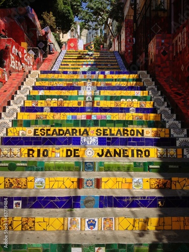 Selaron's steps (escadaria), Rio de Janeiro photo