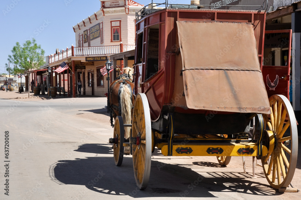 Stagecoach in Tombstone, Arizona