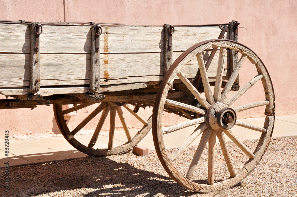 Antique wagon in Tombstone, Arizona