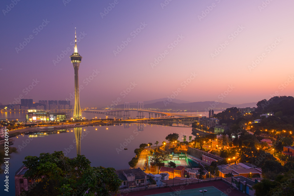 Obraz premium Macau Tower