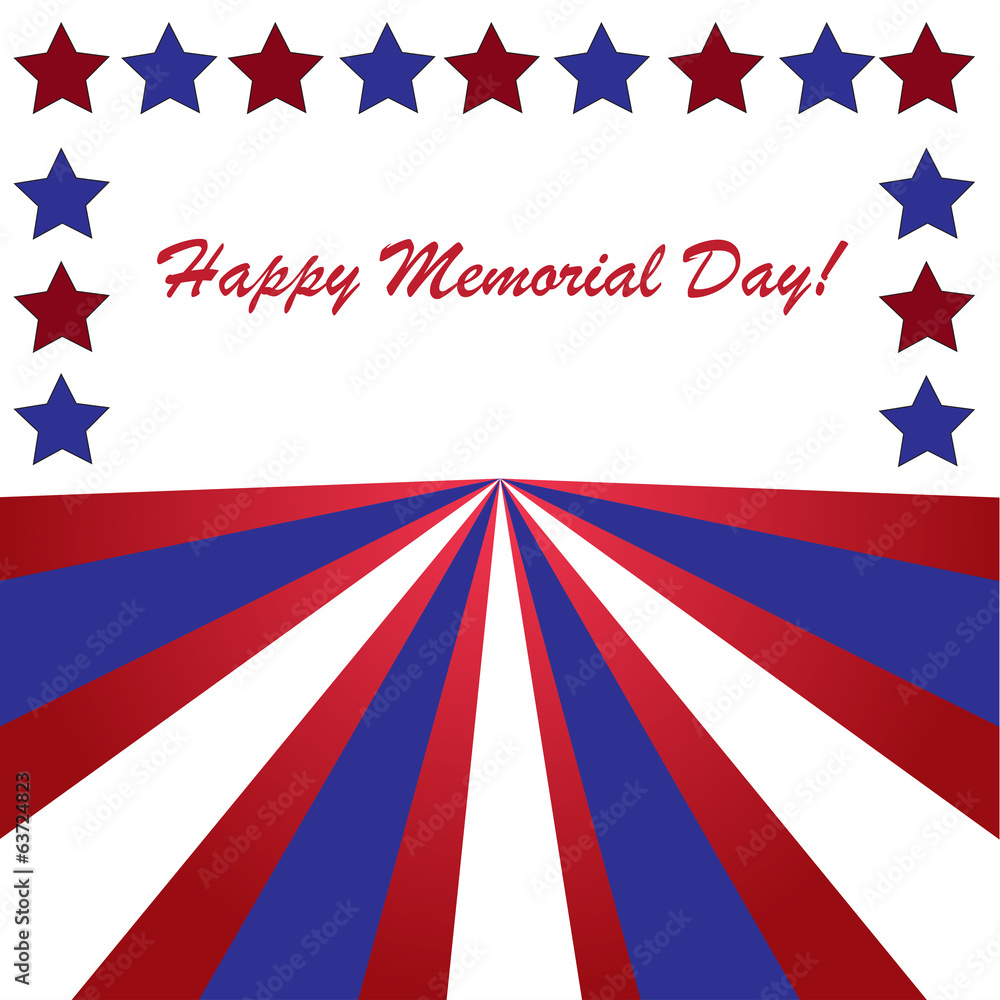 Obraz premium Memorial day background