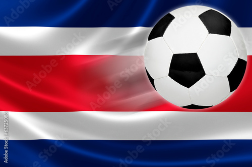 Soccer Ball Leaps Out of Costa Rica s Flag