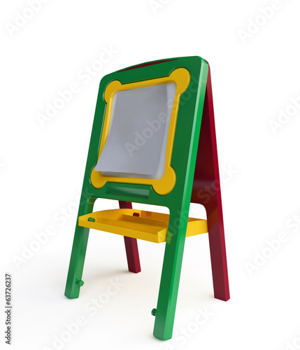 Colorful Toy Easel in 3D