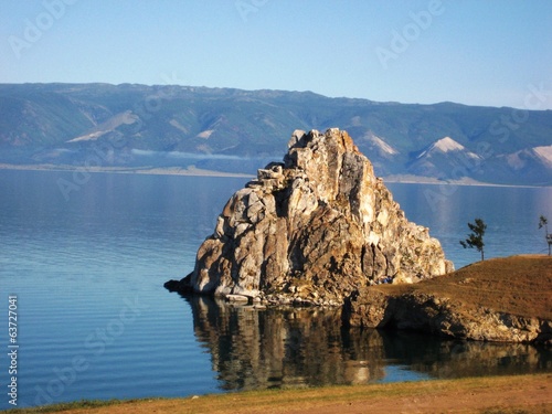 cape burkhan on baikal photo