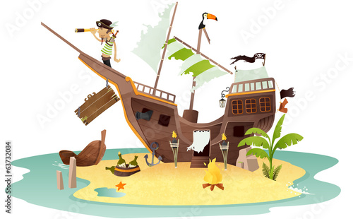 épave bateau pirate