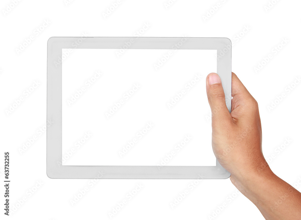 photo of a tablet held by a hand horizontally photo of a tablet held by a hand horizontally