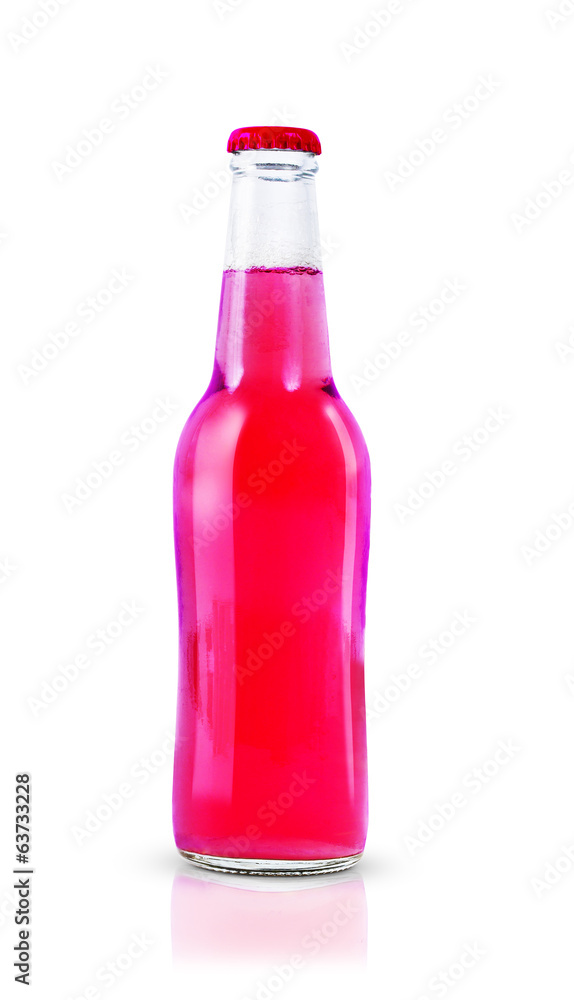 Bottle of soft drink isolated on white Bottle of soft drink isolated on white