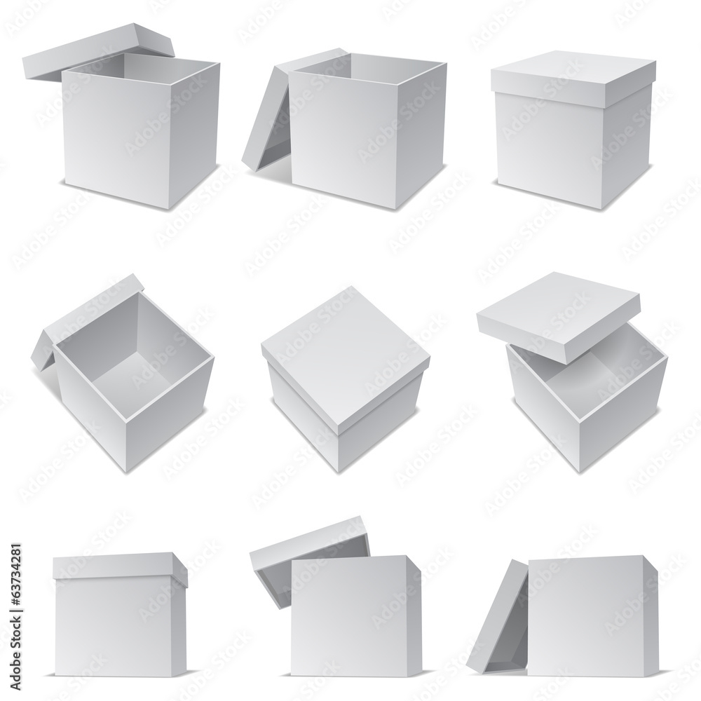White boxes. White boxes.