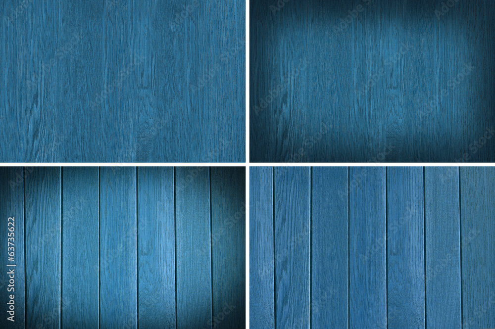 Obraz premium set wooden texture background
