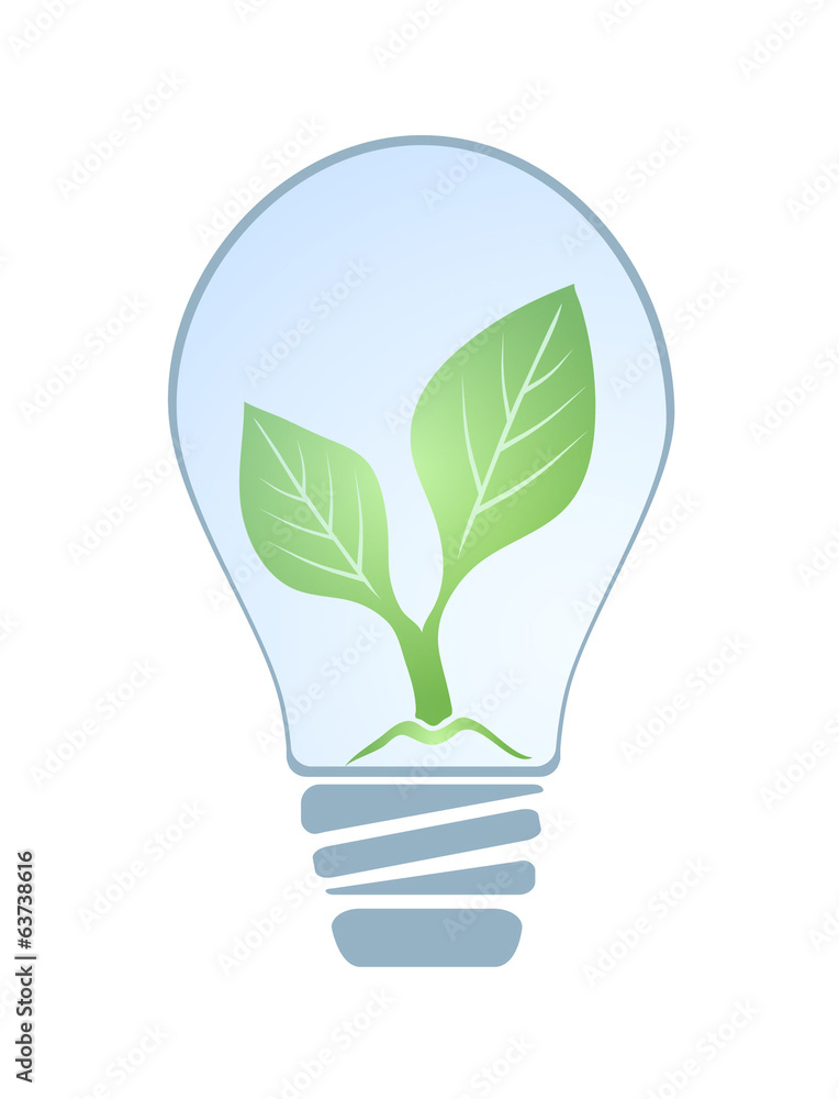 green eco energy concept, plant growing inside the light bulb green eco energy concept, plant growing inside the light bulb