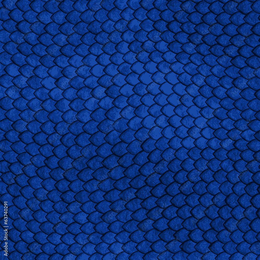Blue Dragon scales pattern - vector Blue Dragon scales pattern - vector