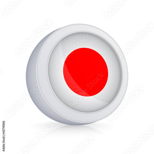 Icon with flag of Japan. Free Download Icon with flag of Japan. - GFXLoad
