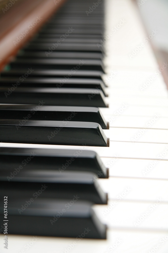 tasten eines  pianos