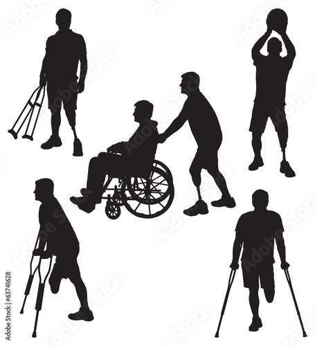 Amputee Silhouettes 11
