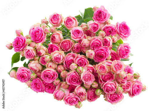 bouquet fresh pink roses