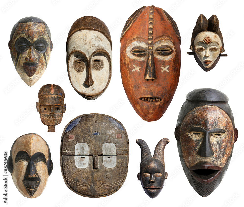 Masques africains - African masks