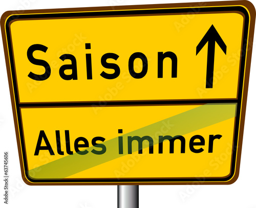 Saison – alles immer