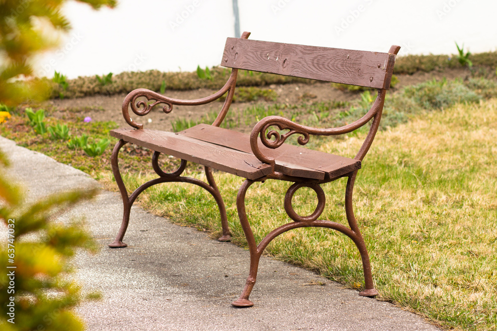 Stylish bench I.