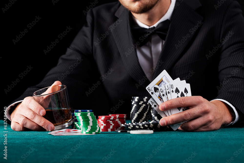 Casino games and whiskey Casino games and whiskey