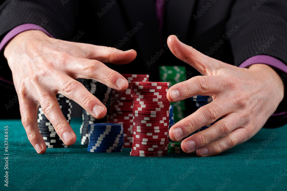Taking all chips Taking all chips