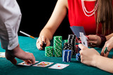 Female gambling table