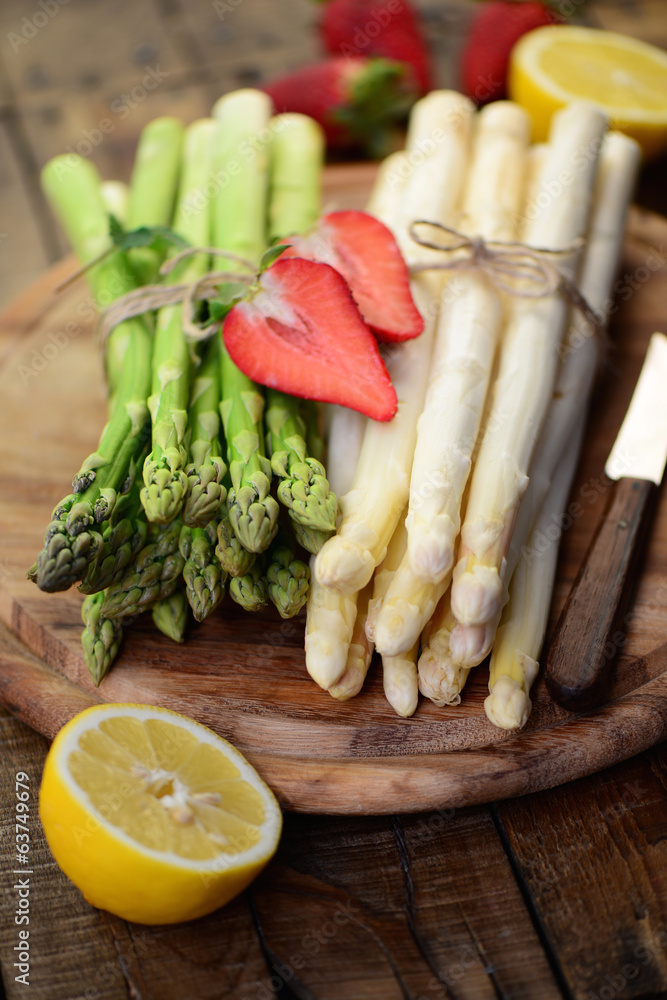 Zitrone, Spargel Zitrone, Spargel