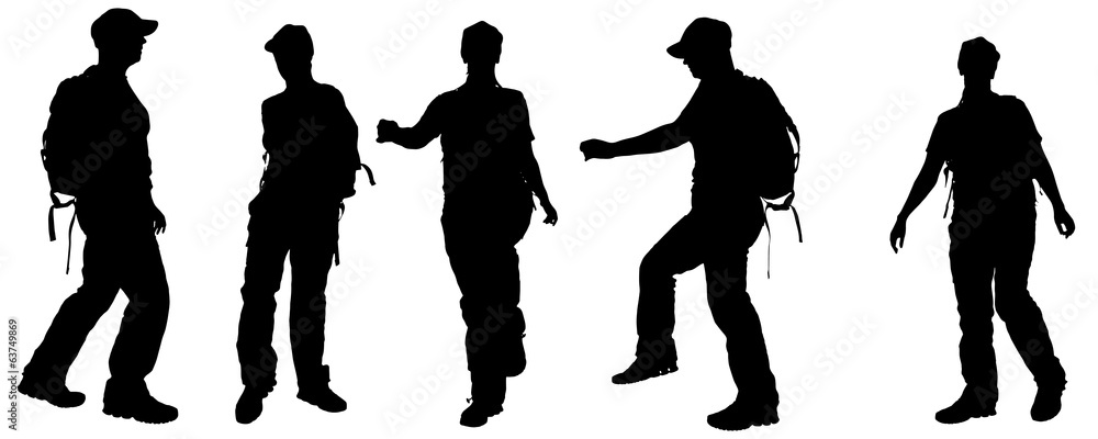 Vector silhouette of woman. Vector silhouette of woman.