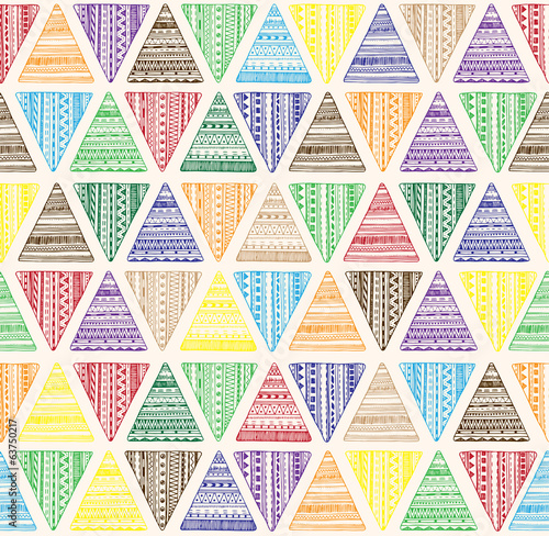 Vector tribal ethnic background.