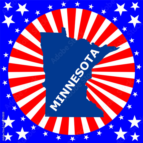 map of the U.S. state of Minnesota