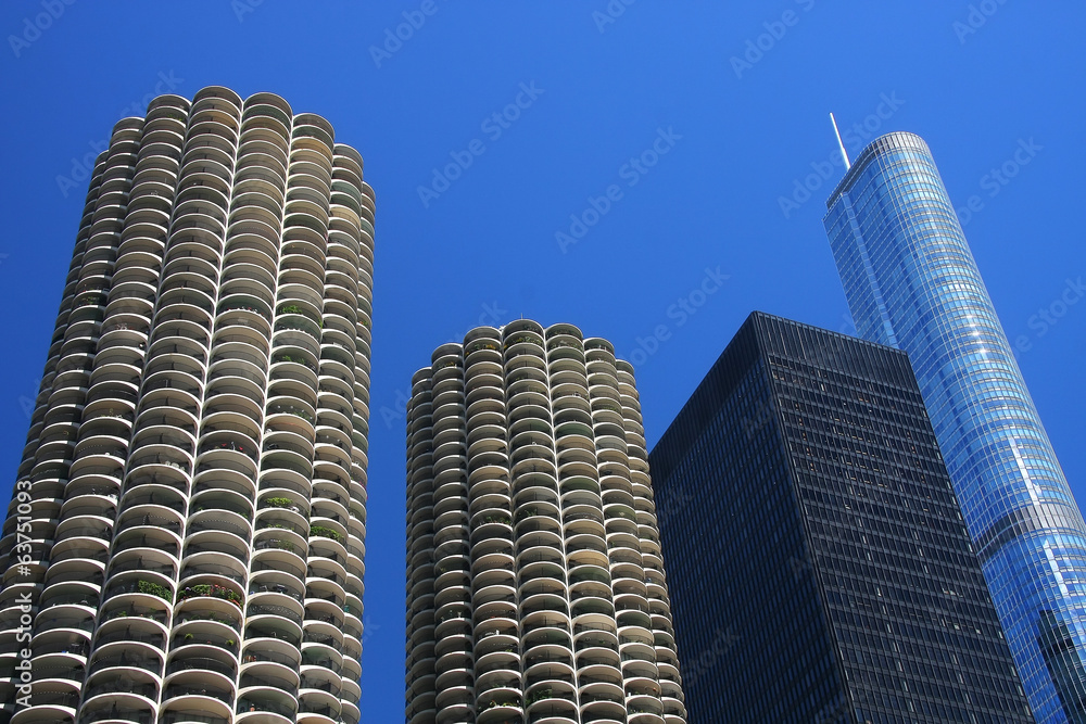 Fototapeta premium Chicago buildings