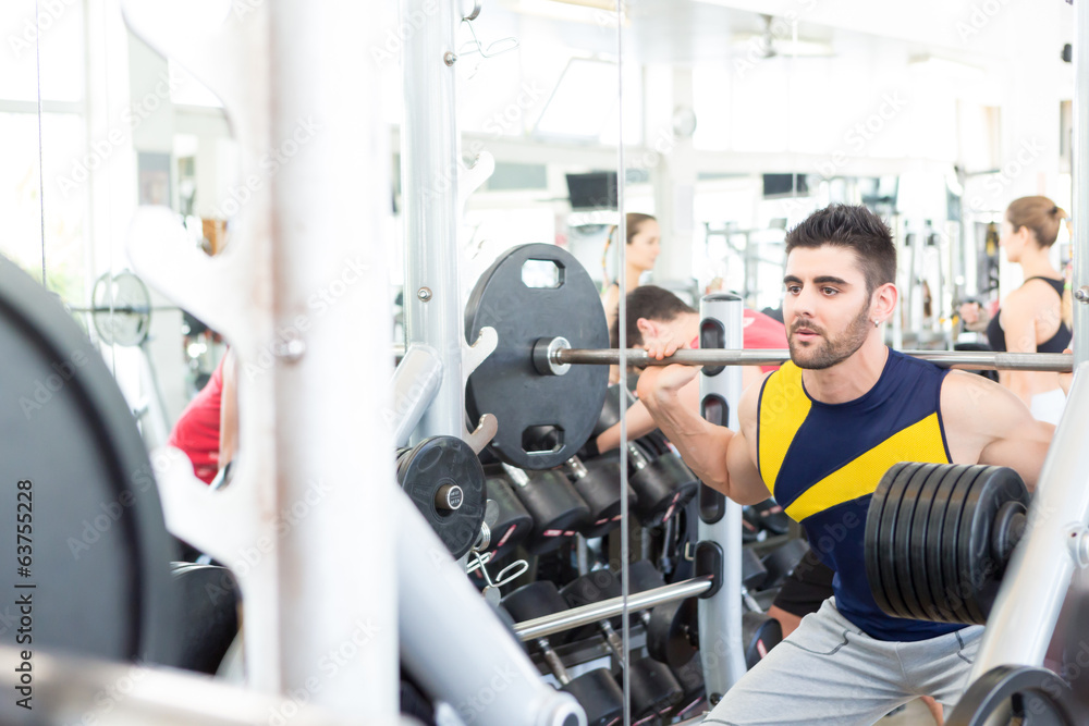 Man at the gym Man at the gym