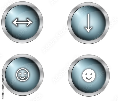 buttons and symbols