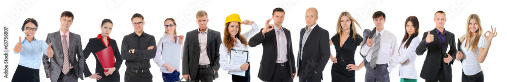 Happy smiling business team Happy smiling business team